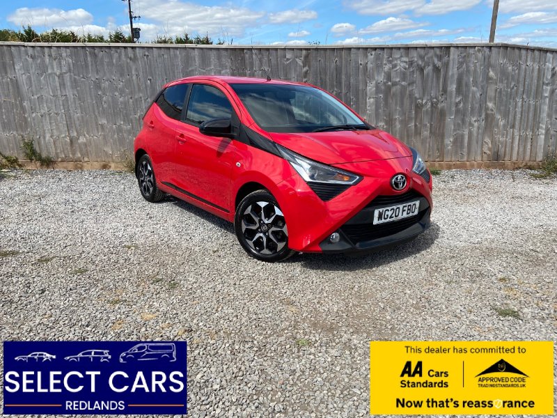 Red Toyota Aygo 1.0 VVT-i x-trend Hatchback 5dr Petrol Manual Euro 6 71 ps